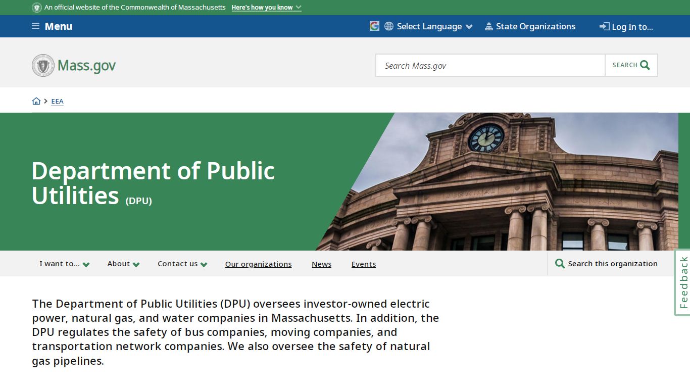 Department of Public Utilities | Mass.gov